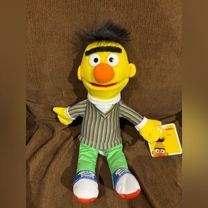 Sesame Street Bert Plush Doll GUND 14” Stuffed Toy w/ Tag